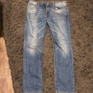 A nice kinda dark kinda light slim jeans